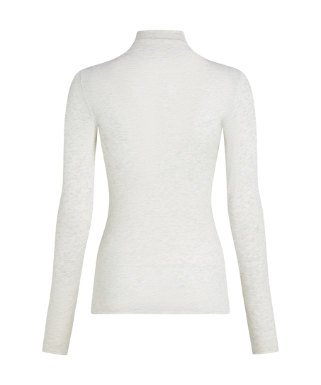 super soft Turtleneck shirt with Cashmere, Gray
