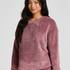Longsleeved Top Fluffy Fleece, Pink