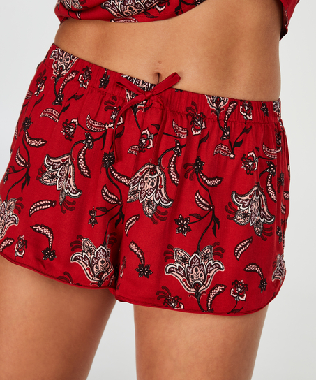 Woven Shorts, Red