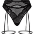 Posie Suspender String, Black