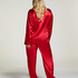 Satin Trousers, Red