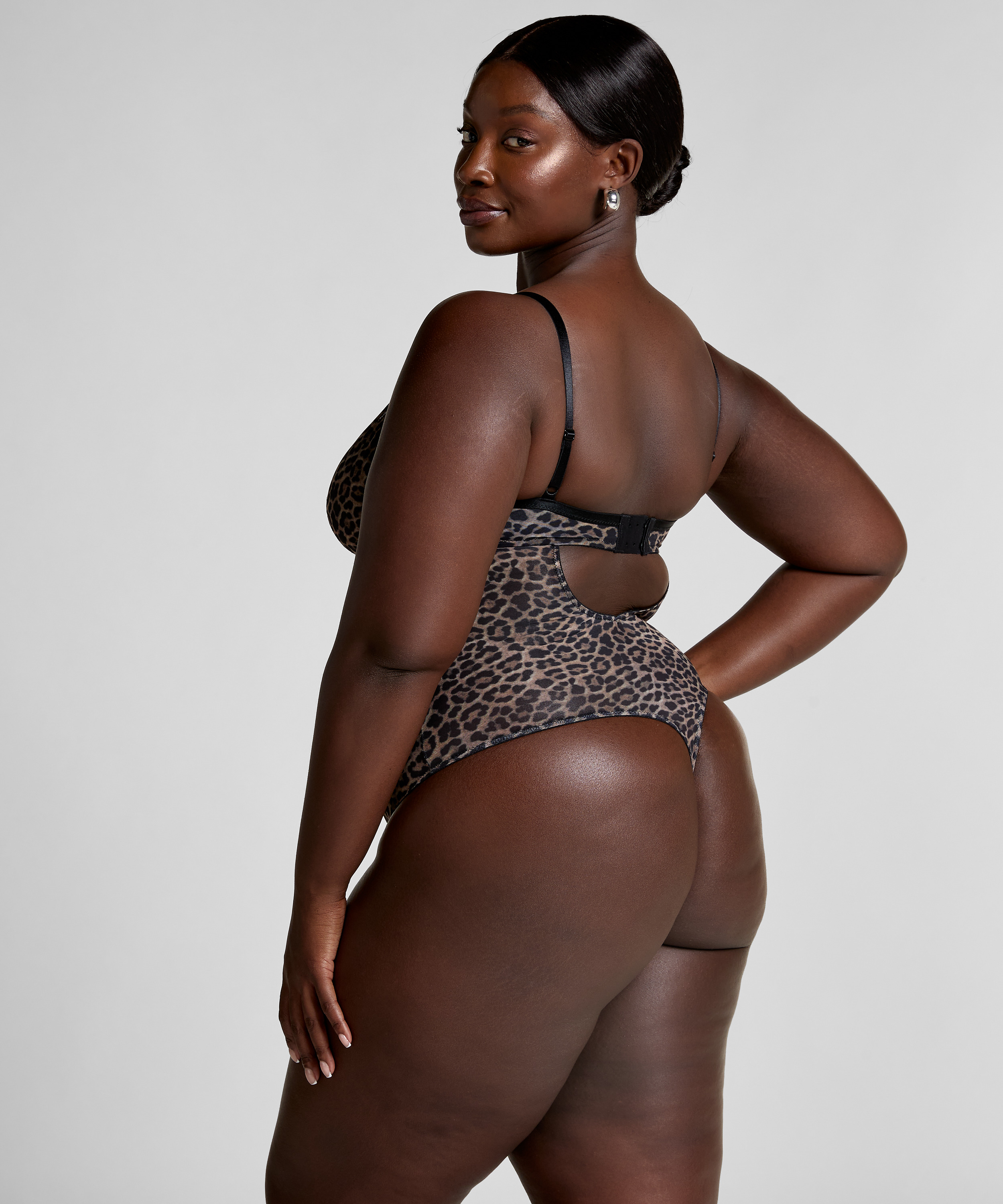 Tara Leopard Body, Black, main