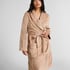 Robe Short Fleece, Beige