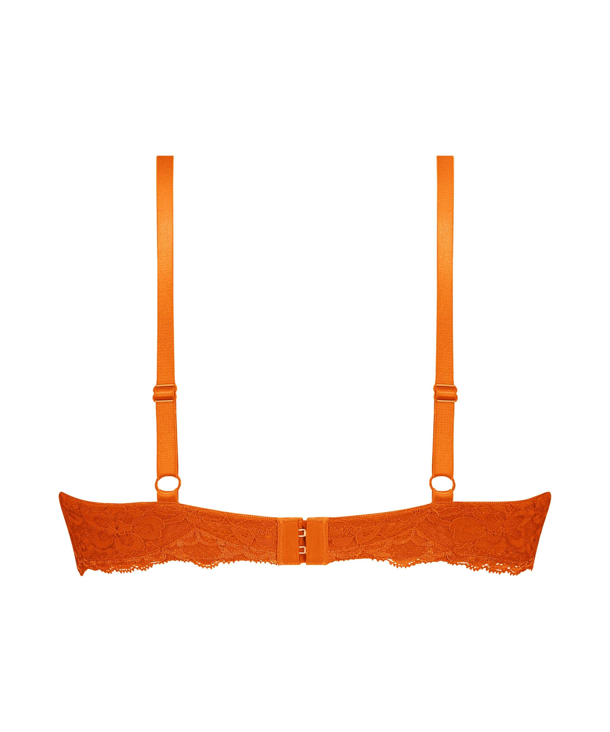 Marine Padded Underwired Bra, Orange, main