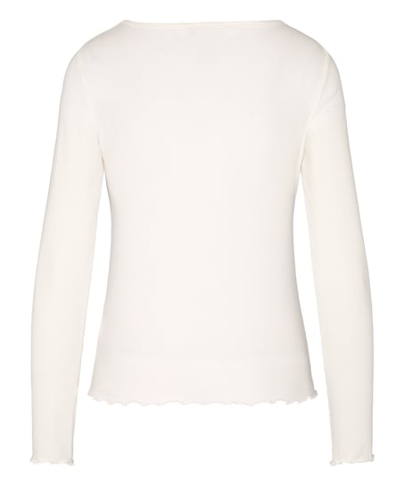 Boatneck Top, White