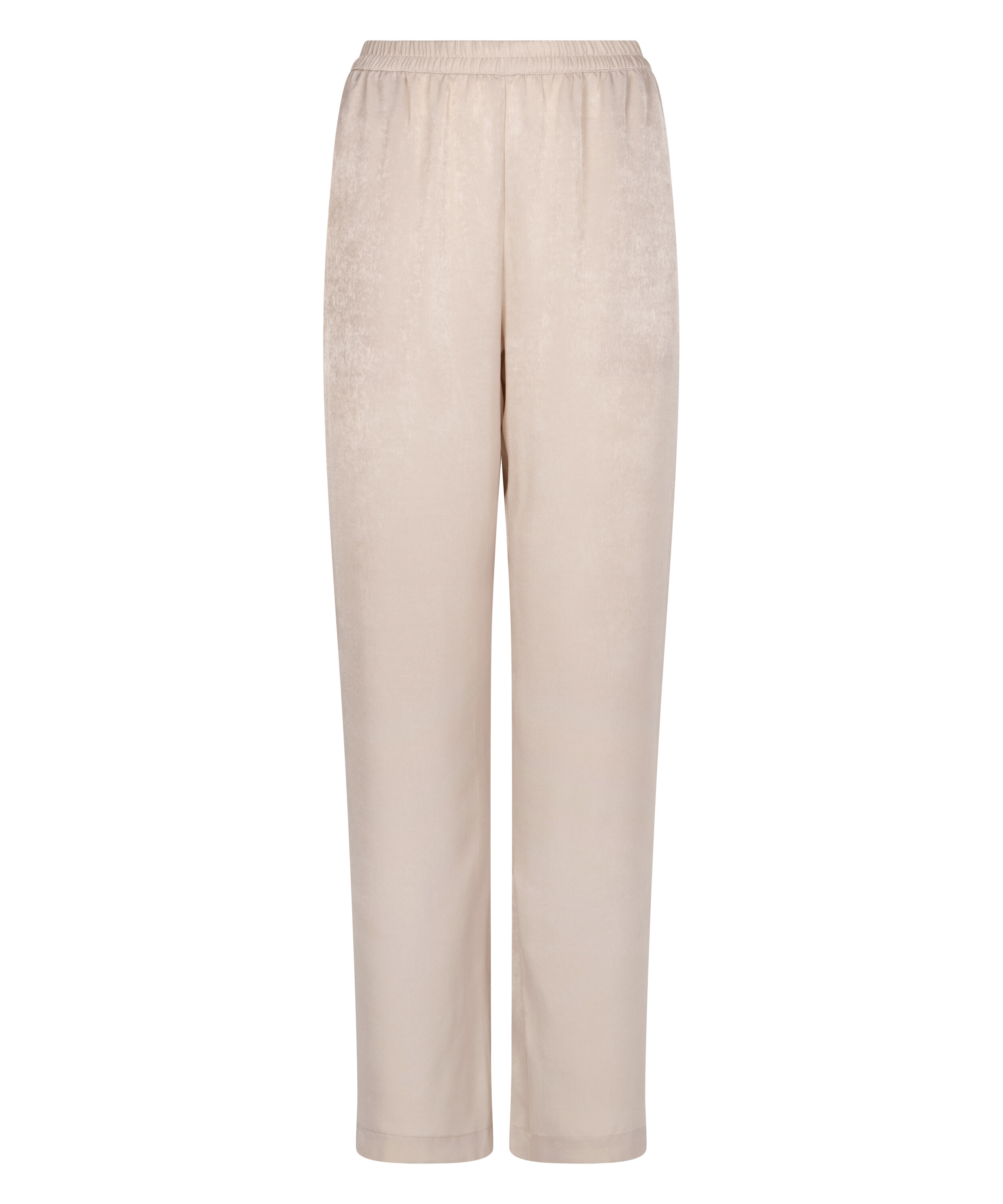 Satin Trousers, Beige