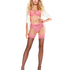 Stay Ups 15 Denier Lace, Pink