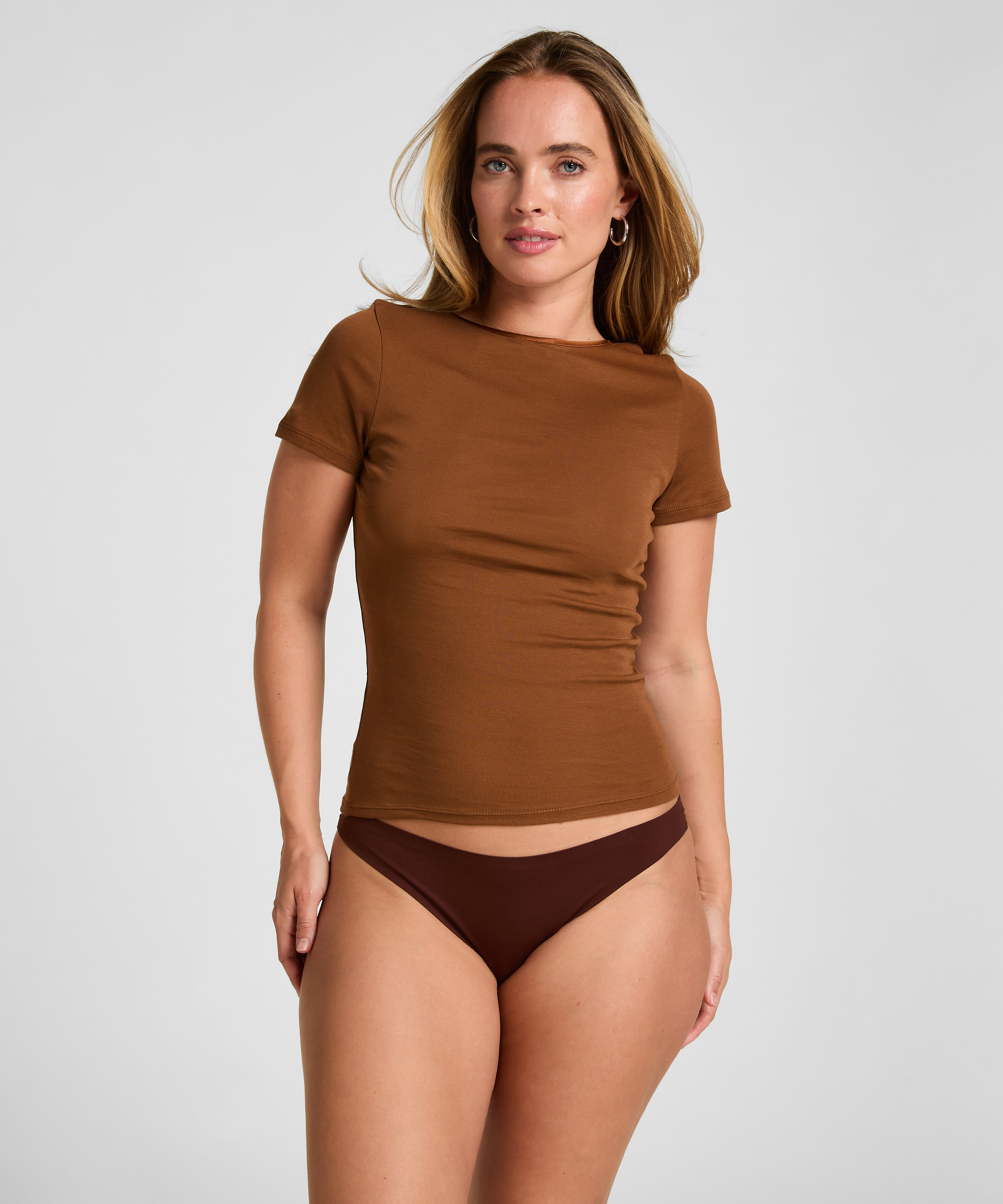 Top Elevated Basic, Brown, main
