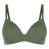 Mona padded non-underwired bra, Green