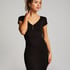 Henley Nightshirt, Black
