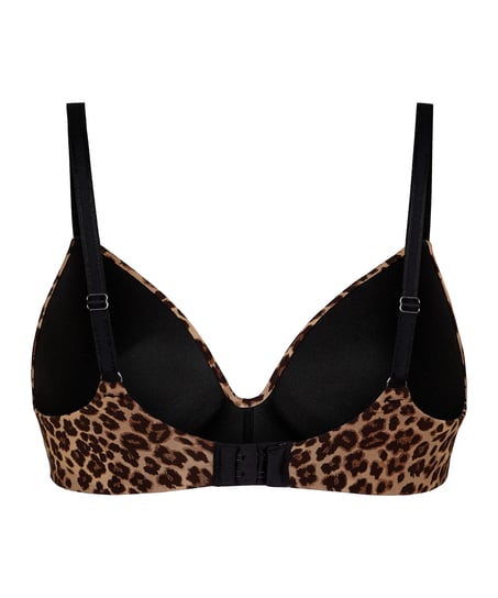 Mona padded non-underwired bra, Brown