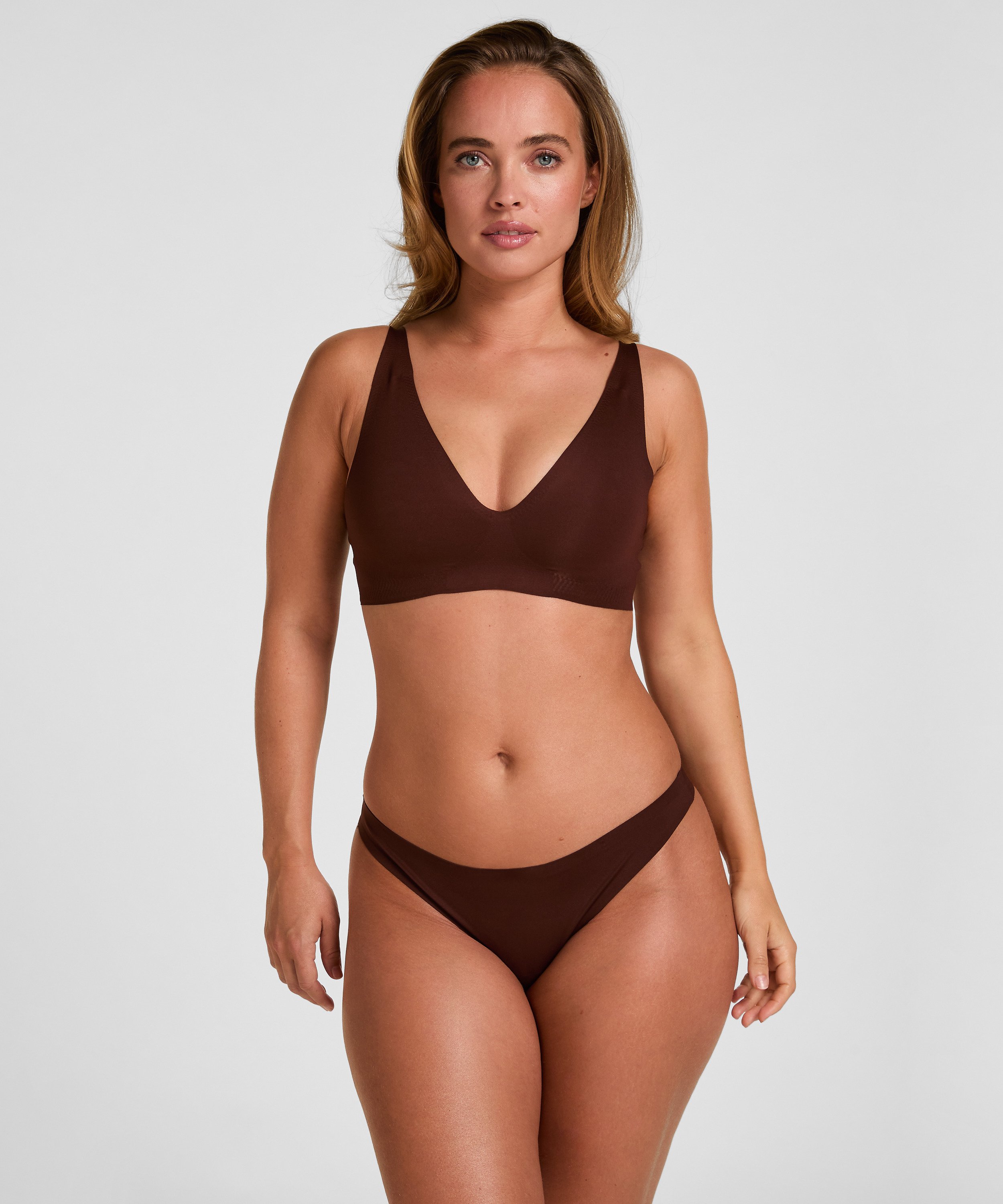Super Comfort Bra, Brown, main
