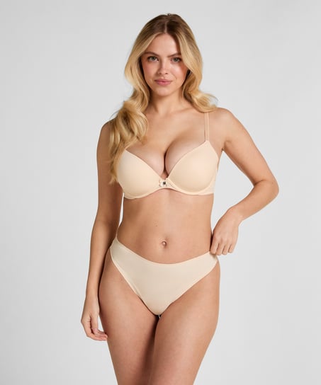 Invisible thong basic, Beige