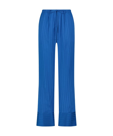 Satin Trousers, Blue
