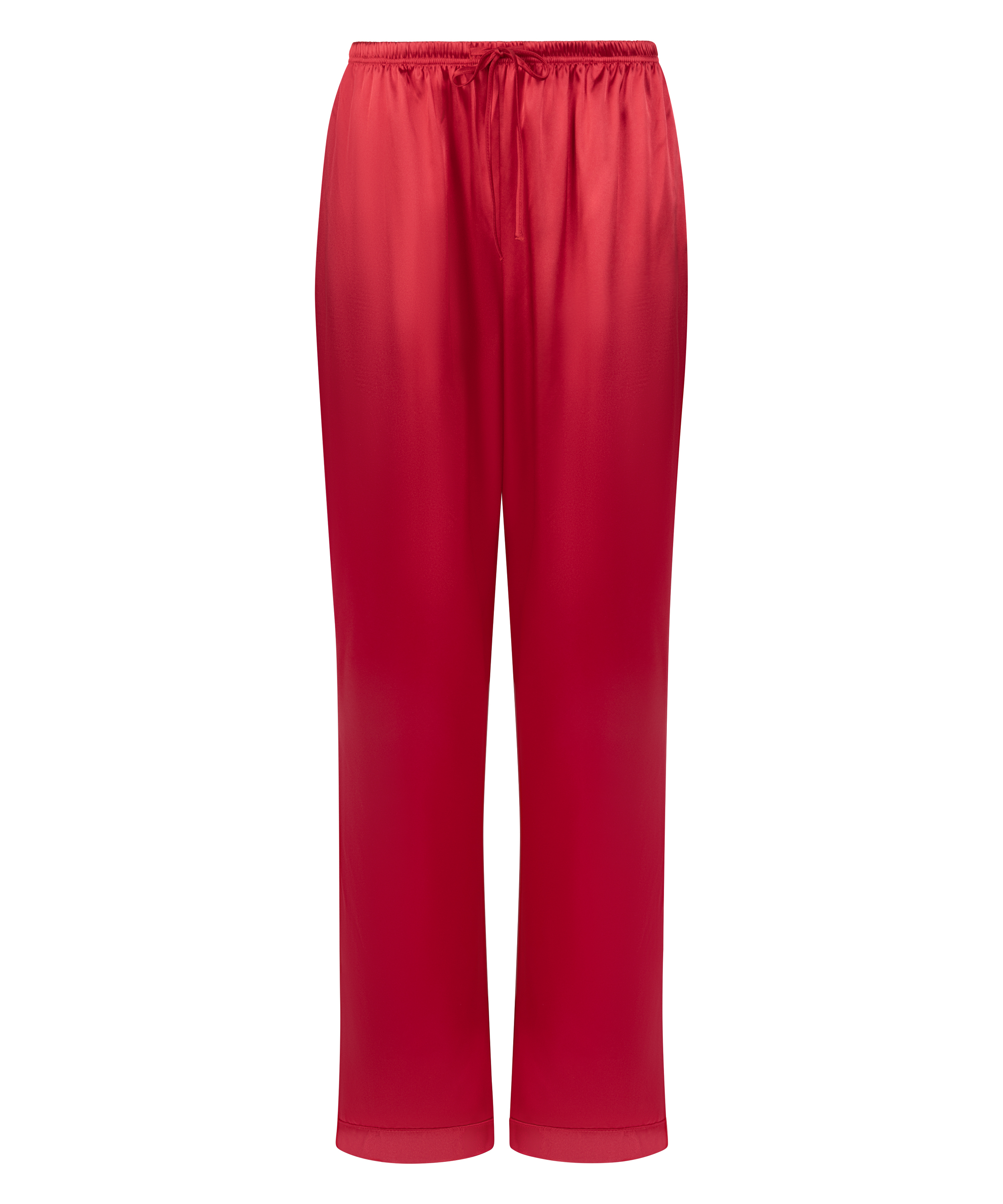 Satin Trousers, Red, main