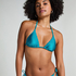 Triangle Bikini Top Aqua, Green