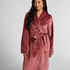 Fleece Bathrobe, Purple