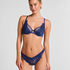 Grace Non-Padded Underwired Bra, Blue