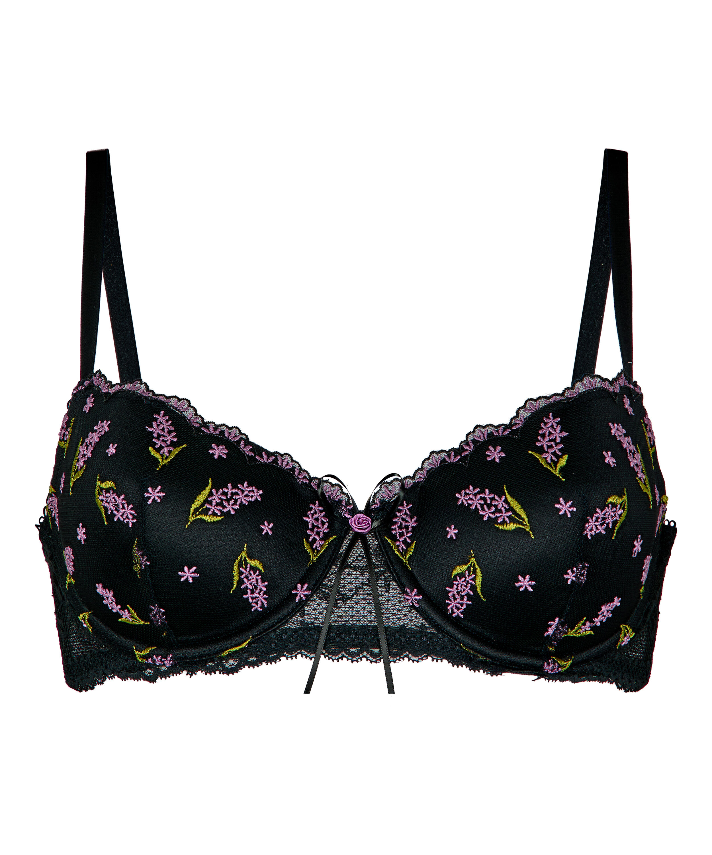 Padded Underwired Bra Iris, Black