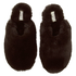 Slipper Faux Fur, Brown
