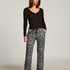 Jersey Pyjama Pants, Black