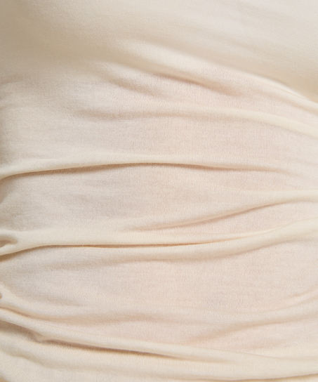 super soft Turtleneck Shirt with Cashmere, White