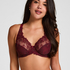 Diva Non-Padded Underwired Bra, Red