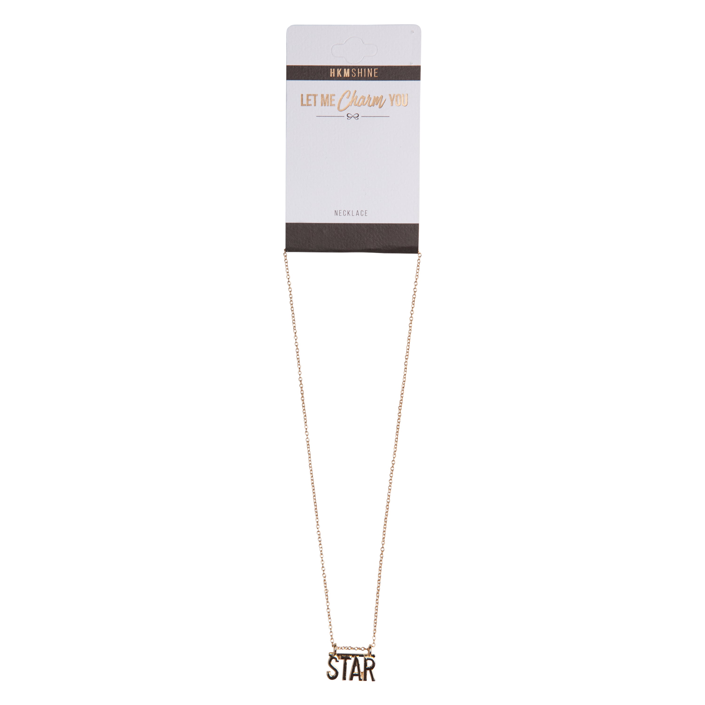 Star Necklace, Yellow, main