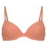 Plunge Padded Underwired Bra, Pink