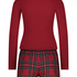 Twill pyjama set, Red