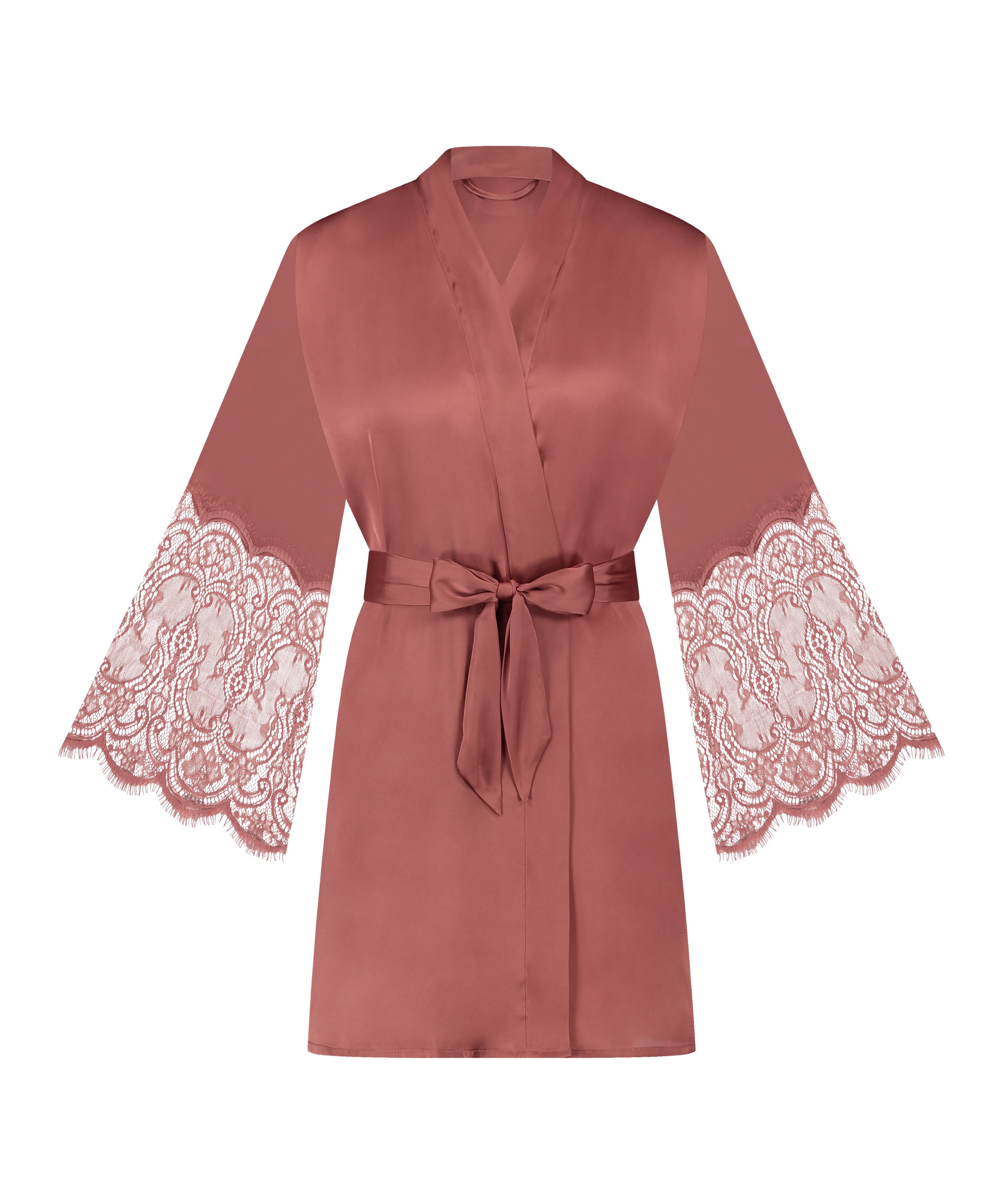 Satin Kimono, Pink, main