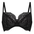 Marine Non-Padded Underwired Bra, Black