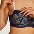 Adeliaide padded underwired bra, Blue