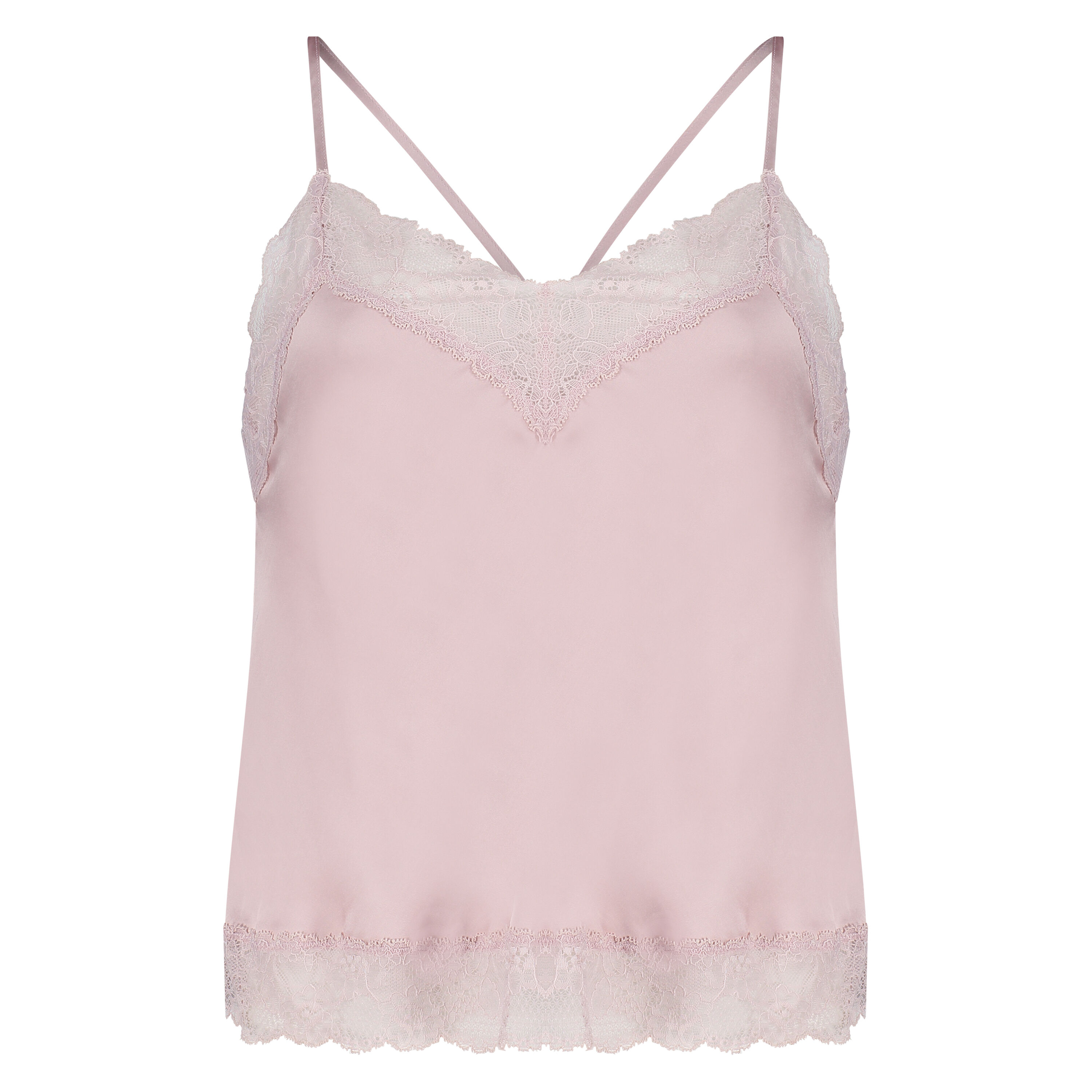 Satin Lace cami top - Pajama Tops - Hunkemöller