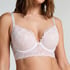 Lauren Padded Underwired Longline Bra, White