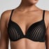 Pia Padded Underwired Push-Up Bra, Black