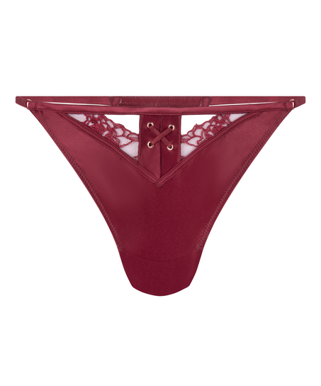 Catherine Highleg Thong, Red