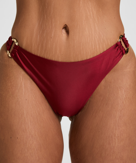 Highleg Bikini Bottom Bari, Red