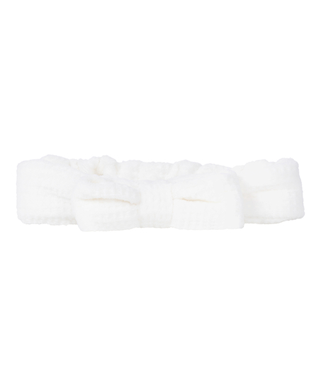 Headband and Scrunchie, White