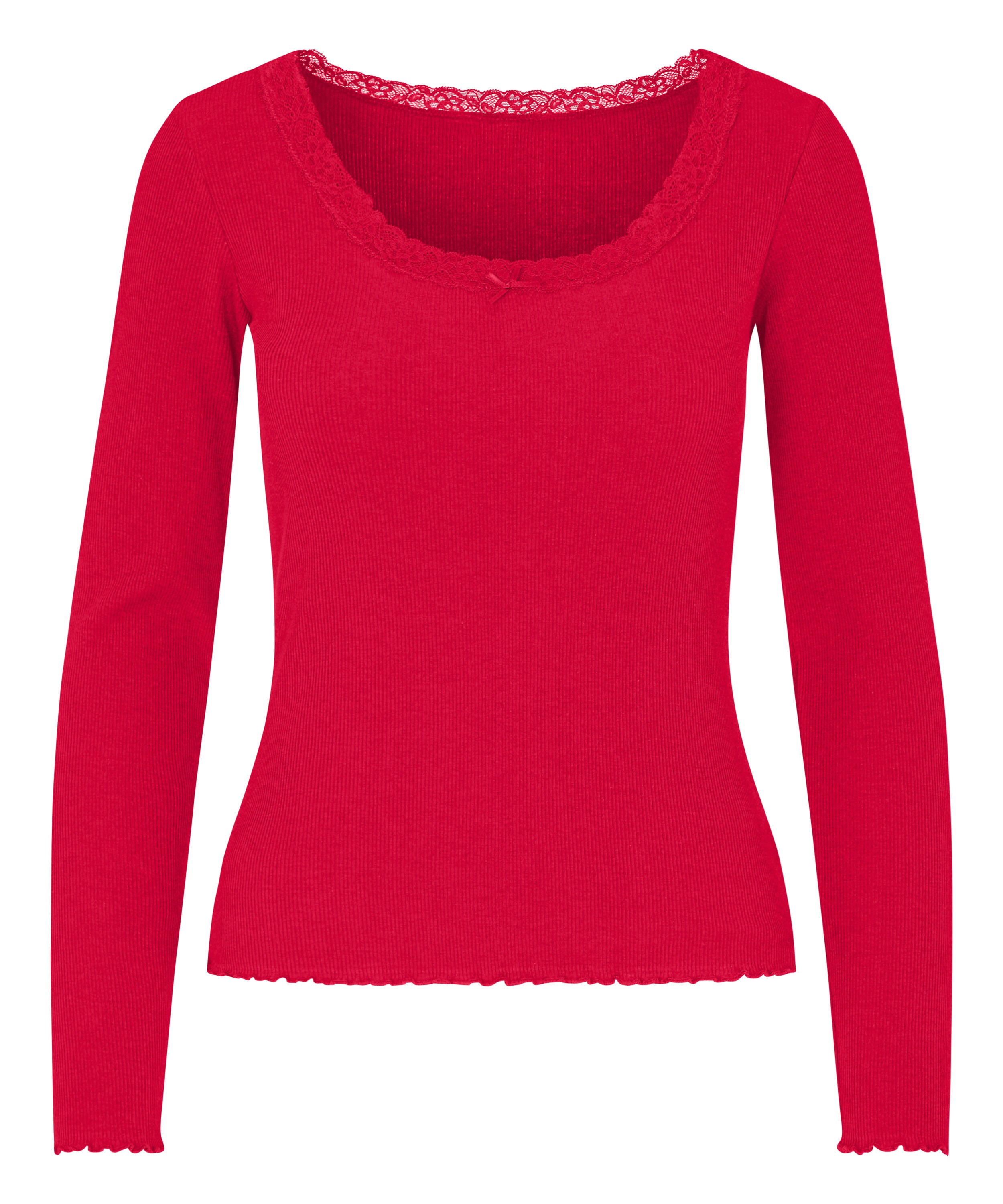 Top Jersey Lace, Red
