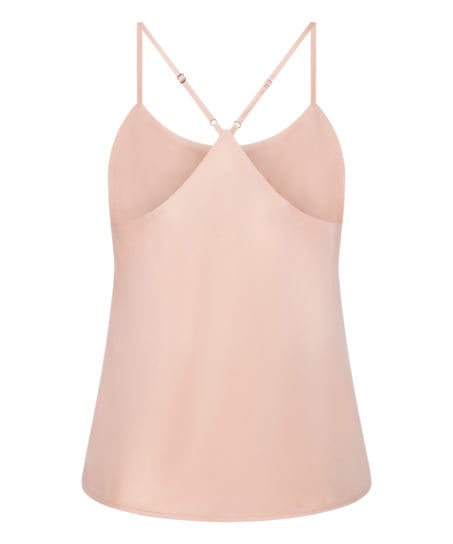 Ayla Satin Cami Top, Pink