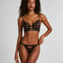 Amel Highleg Thong , Black