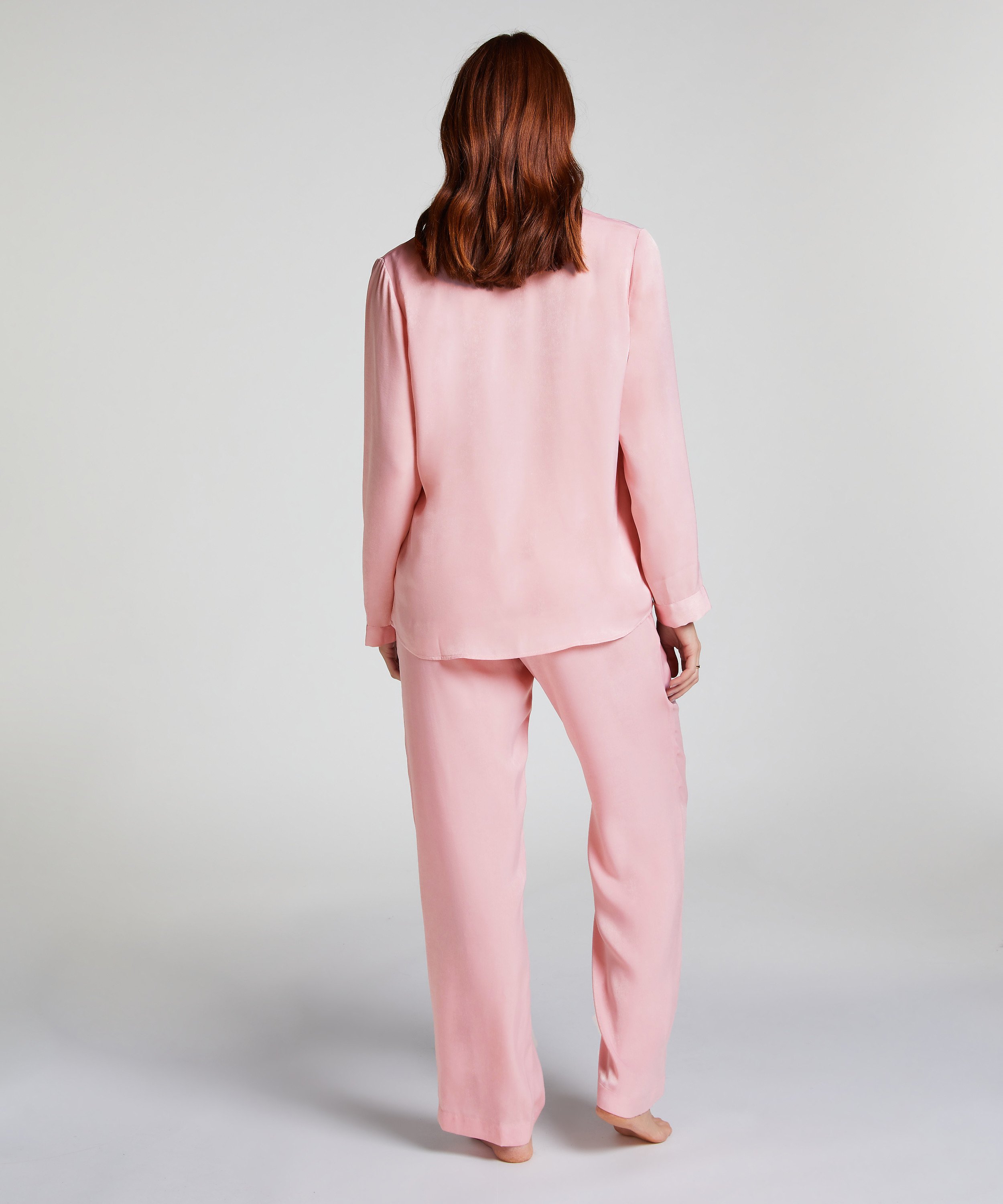Satin Trousers, Pink, main