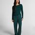 Jersey Pyjama Pants, Green