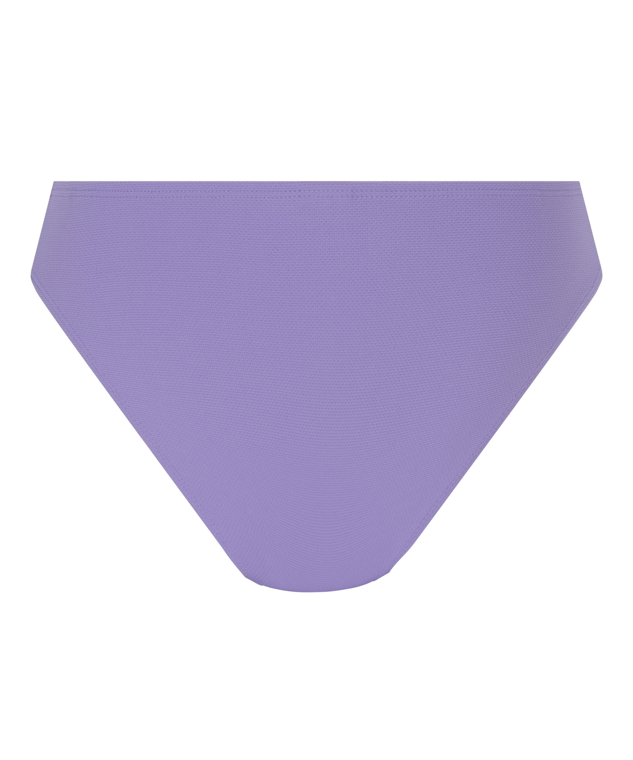 Scallop High-Leg Bikini Bottoms, Purple, main