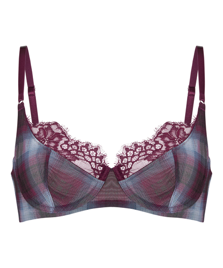Non-Padded Underwired Bra Elise, Purple