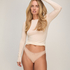 Multipack Cotton Thong, Beige