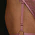 Faux Leather Suspender, Pink