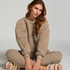 Teddy Fleece Top, Brown