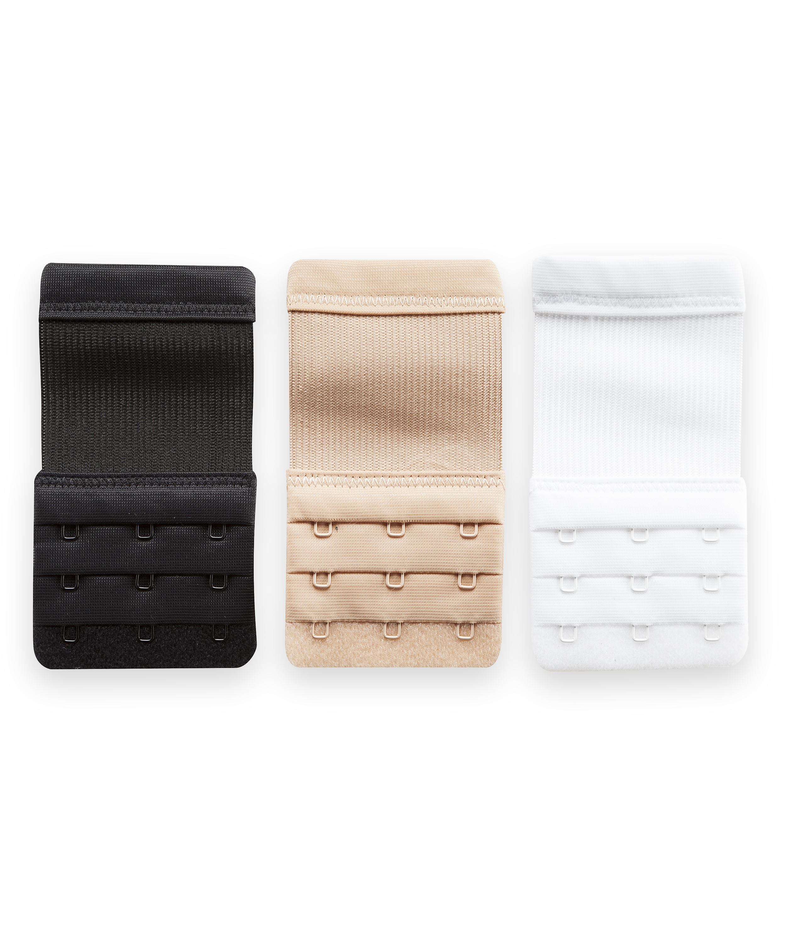 3-Pack Bra Extenders, White, main